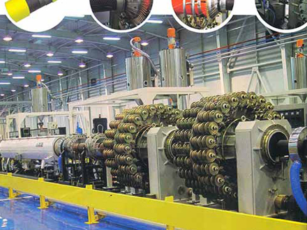 PE管鋼絲網骨架復合管